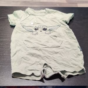 Star Wars Light Green Baby Yoda Outfit